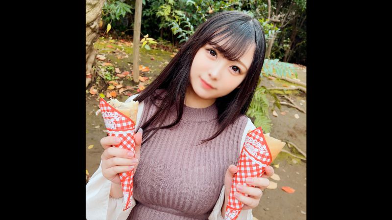 【無修正】天然H罩杯爆乳現役女大生的誘人身軀連続體內射精！